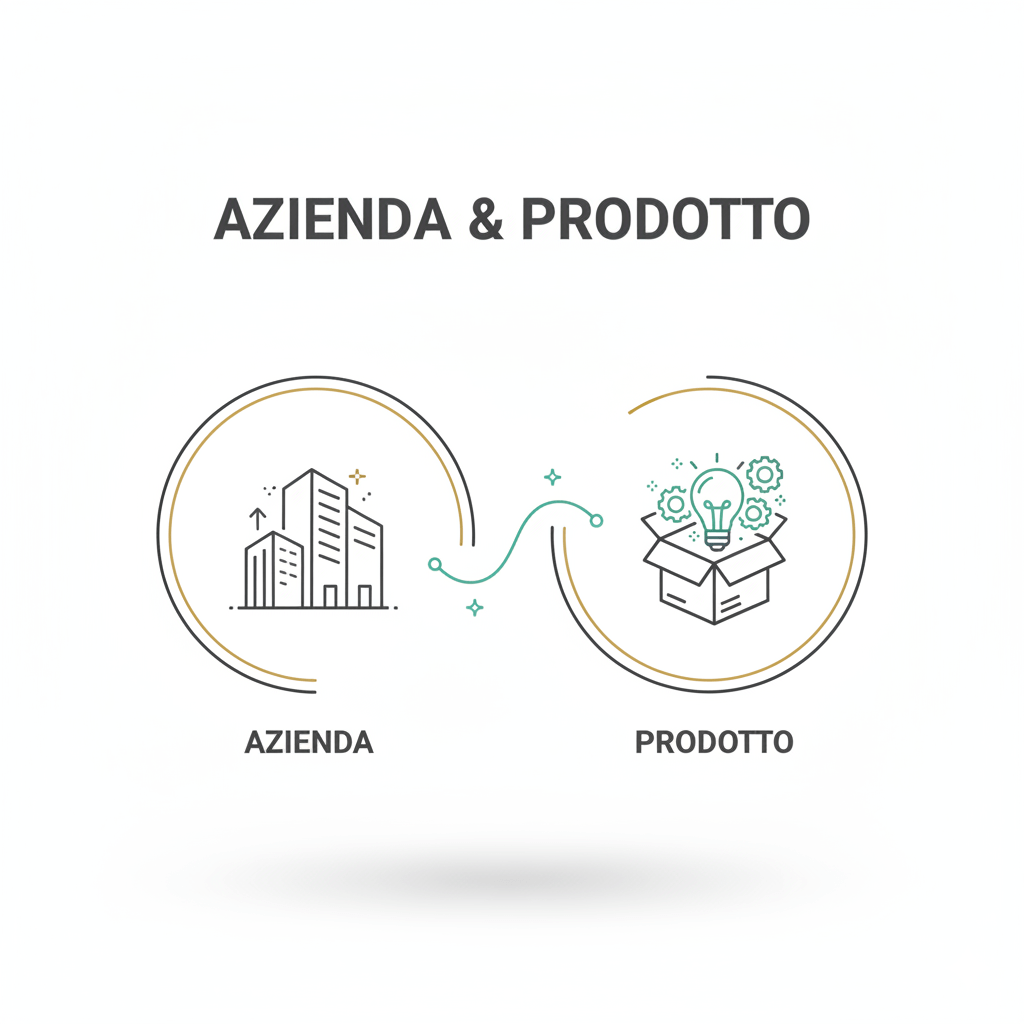 logo vita di azienda e prodotto